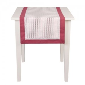 Napron/ traversa de masa " Red Dotted" 50*140 cm, Clayre & Eef Napron/ traversa de masa " Red Dotted" 50*140 cm, Clayre & Eef