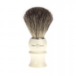 Edwin Jagger Pamatuf pentru barbierit Ivory Sculpture, Pure Badger