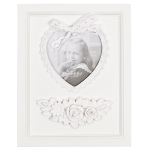 Rama foto "Romantic Heart" 19x24 cm / 11x11 cm, Clayre & Eef Rama foto "Romantic Heart" 19x24 cm / 11x11 cm, Clayre & Eef