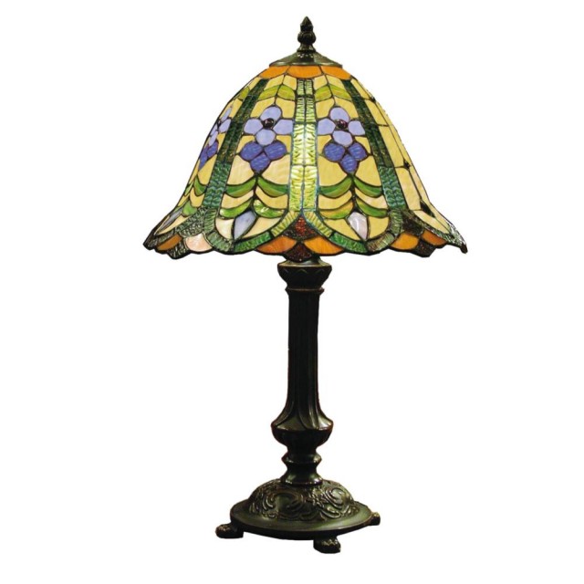 Lampa Tiffany Iris, 30x48 cm, 1 x E14 / Max 40W, Clayre & Eef