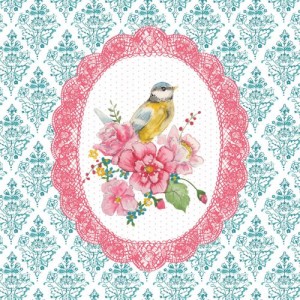 Felicitare "Pink Bird", Clayre & Eef Felicitare "Pink Bird", Clayre & Eef
