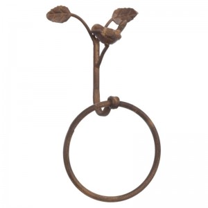 Suport de prosoape cu inel "Vintage Bird", Clayre & Eef Suport de prosoape cu inel "Vintage Bird", Clayre & Eef