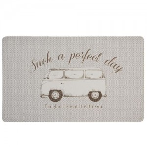 Covoras de intrare "Perfect Day" 74x44 cm, Clayre & Eef Covoras de intrare "Perfect Day" 74x44 cm, Clayre & Eef