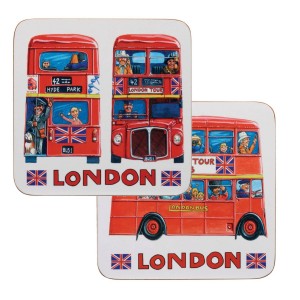 Coaster James Sadler "London Tour Bus", Churchill Coaster James Sadler "London Tour Bus", Churchill