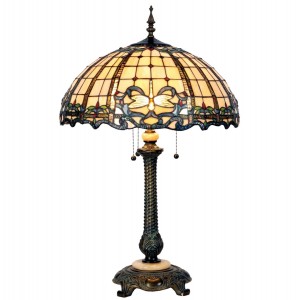 Lampa Tiffany Royal, 50x80 cm, 2 x E27 / Max 60W, Clayre & Eef