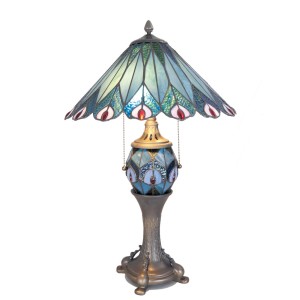 Lampa Tiffany Ø 40x65 cm, Clayre & Eef Lampa Tiffany Ø 40x65 cm, Clayre & Eef