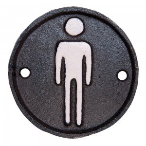 Semn pentru toaleta "Men", Clayre & Eef Semn pentru toaleta "Men", Clayre & Eef