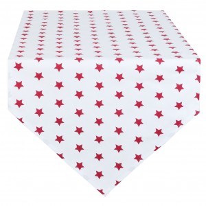 Craciun Napron/ traversa de masa "Catch a Star" 50*160 cm, Clayre & Eef Craciun Napron/ traversa de masa "Catch a Star" 50*160 cm, Clayre & Eef
