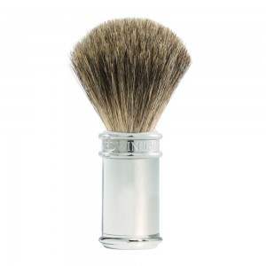 Edwin Jagger Pamatuf pentru barbierit Classic Silver, Pure Badger Edwin Jagger Pamatuf pentru barbierit Classic Silver, Pure Badger