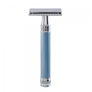 Edwin Jagger Aparat de barbierit clasic, DELBE14BL Light Blue Pearl Effect Edwin Jagger Aparat de barbierit clasic, DELBE14BL Light Blue Pearl Effect