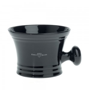 Edwin Jagger Bol pentru barbierit din portelan cu maner Black Edwin Jagger Bol pentru barbierit din portelan cu maner Black