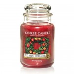 Lumanare Parfumata Borcan Mare Red Apple Wreath, Yankee Candle