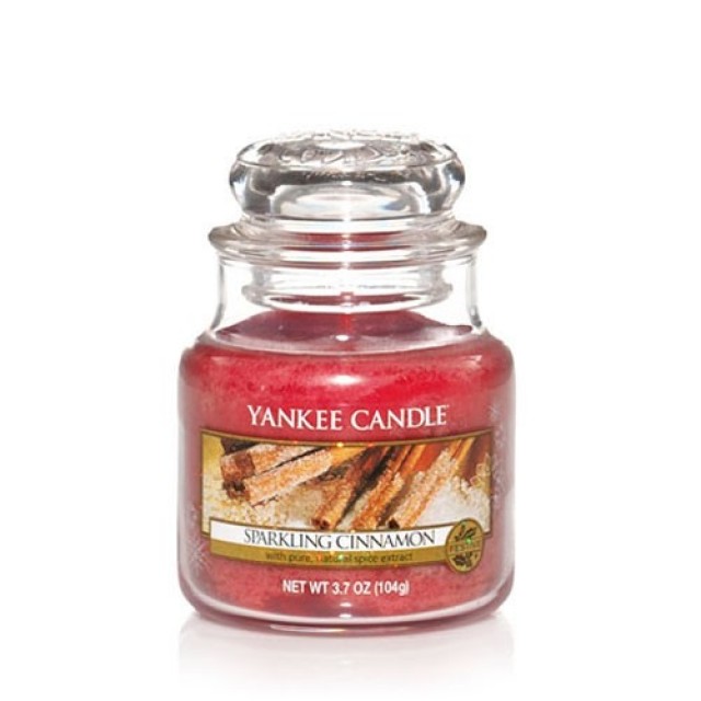 Lumanare Parfumata Borcan Mic Sparkling Cinnamon, Yankee Candle