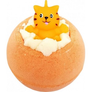 Bomba de baie efervescenta, cu jucarie, Meow For Now, Bomb Cosmetics 160g Bomba de baie efervescenta, cu jucarie, Meow For Now, Bomb Cosmetics 160g