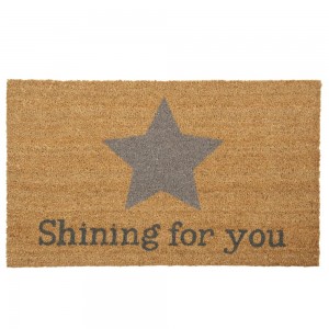 Covoras de intrare "Shining For You" 75x45 cm, Clayre & Eef Covoras de intrare "Shining For You" 75x45 cm, Clayre & Eef