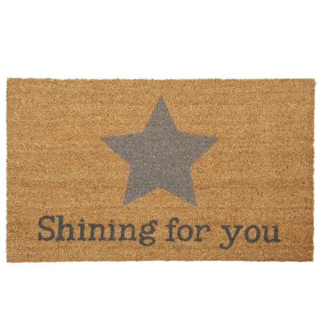 Covoras de intrare "Shining for you" 75x45 cm, Clayre & Eef