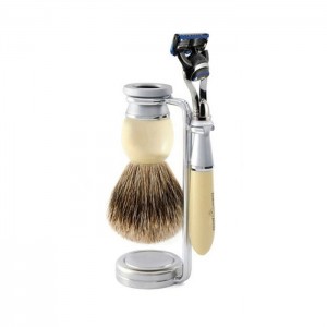 Edwin Jagger Set barbierit 3 piese 3PCIVRFBB, Riva Fusion  Edwin Jagger Set barbierit 3 piese 3PCIVRFBB, Riva Fusion