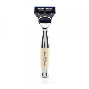 Edwin Jagger Aparat de ras cu lama Gillette Fusion ProGlide, R357CRF Ivory Chrome