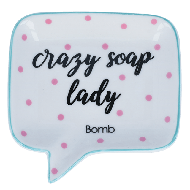 Savoniera ceramica "Crazy Soap Lady", Bomb Cosmetics
