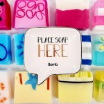 Savoniera ceramica "Place Soap Here", Bomb Cosmetics