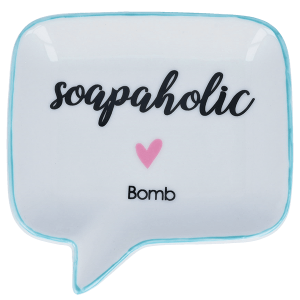 Savoniera ceramica "Soapaholic", Bomb Cosmetics Savoniera ceramica "Soapaholic", Bomb Cosmetics