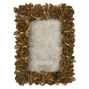Rama foto "Gold Rose" 16*22 cm / 10*15 cm, Clayre&Eef