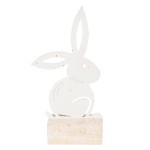 Decoratiune "White Bunny", Clayre&Eef