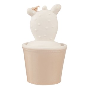 Borcan pentru depozitare "Cactus" Ø 7*11 cm, Clayre & Eef Borcan pentru depozitare "Cactus" Ø 7*11 cm, Clayre & Eef