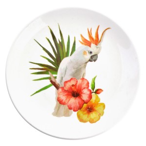 Farfurie decorativa "Tropical Parrot", Clayre&Eef Farfurie decorativa "Tropical Parrot", Clayre&Eef