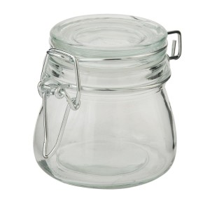 Borcan cu capac "Simple" Ø 9*7 cm, Clayre & Eef Borcan cu capac "Simple" Ø 9*7 cm, Clayre & Eef
