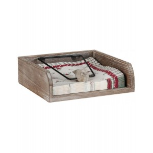 Suport pentru servetele 19*19*6 cm, Clayre & Eef Suport pentru servetele 19*19*6 cm, Clayre & Eef