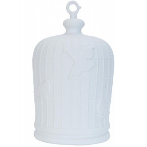 Veioza din portelan "Birdy" Ø 16*28 cm / E27/max 1*30W, Clayre & Eef Veioza din portelan "Birdy" Ø 16*28 cm / E27/max 1*30W, Clayre & Eef