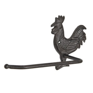 Suport hartie igienica de perete "Rooster", Clayre&Eef Suport hartie igienica de perete "Rooster", Clayre&Eef