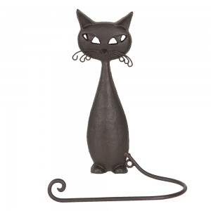 Suport de prosoape, stil rustic, metal maro "Cat" 19*9*28 cm, Clayre & Eef Suport de prosoape, stil rustic, metal maro "Cat" 19*9*28 cm, Clayre & Eef