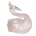 Opritor pentru usa "Pink Swan" 25x14x31 cm, Clayre & Eef