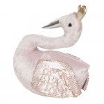 Opritor pentru usa "Pink Swan" 25x14x31 cm, Clayre & Eef