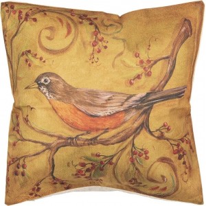 Fata de perna "Country Bird" 43x43 cm, Clayre & Eef Fata de perna "Country Bird" 43x43 cm, Clayre & Eef