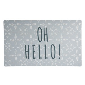 Covoras de intrare "Oh, Hello!" 74x44 cm, Clayre & Eef Covoras de intrare "Oh, Hello!" 74x44 cm, Clayre & Eef