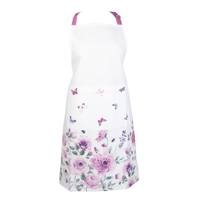 Sort de bucatarie "Roses and Butterflies" 70*85 cm, Clayre & Eef Sort de bucatarie "Roses and Butterflies" 70*85 cm, Clayre & Eef