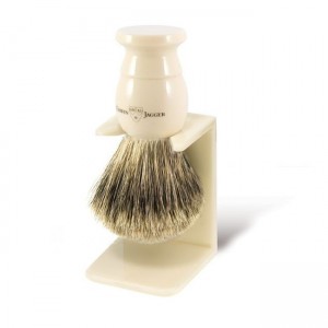 Edwin Jagger Pamatuf pentru barbierit Ivory 9EJ877SDS, Best Badger, cu suport Edwin Jagger Pamatuf pentru barbierit Ivory 9EJ877SDS, Best Badger, cu suport