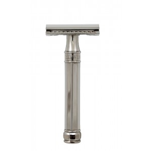 Edwin Jagger Aparat de barbierit clasic, DE898BGBL Octagonal Black Gold