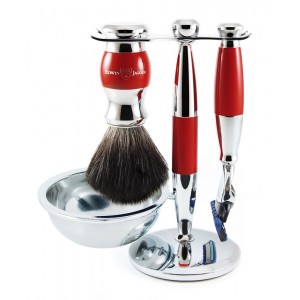 Edwin Jagger Set de barbierit 4 piese S21M361CRFB Fusion ProGlide, Red Edwin Jagger Set de barbierit 4 piese S21M361CRFB Fusion ProGlide, Red