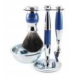 Edwin Jagger Set de barbierit 4 piese Fusion ProGlide Blue S21M363CRFB - Aparat Gillette Fusion ProGlide, Pamatuf Sintetic, Bol si Suport Cromat Edwin Jagger Set de barbierit 4 piese Fusion ProGlide Blue S21M363CRFB - Aparat Gillette Fusion ProGlide, Pamatuf Sintetic, Bol si Suport Cromat