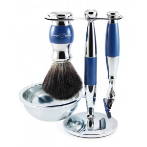 Edwin Jagger Set de barbierit 4 piese S21M363CRFB Fusion ProGlide, Blue Edwin Jagger Set de barbierit 4 piese S21M363CRFB Fusion ProGlide, Blue