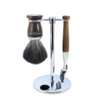Edwin Jagger Set de barbierit 3 piese Fusion ProGlide Light Horn S21M722CRF - Aparat Gillette Fusion ProGlide, Pamatuf Sintetic si Suport Cromat Edwin Jagger Set de barbierit 3 piese Fusion ProGlide Light Horn S21M722CRF - Aparat Gillette Fusion ProGlide, Pamatuf Sintetic si Suport Cromat