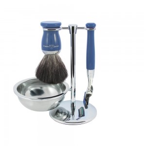 Edwin Jagger Set de barbierit 4 piese S21M723CRFB Fusion ProGlide, Blue Edwin Jagger Set de barbierit 4 piese S21M723CRFB Fusion ProGlide, Blue