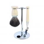 Edwin Jagger Set de barbierit 3 piese Fusion ProGlide Ivory S21M727CRF – Aparat Gillette Fusion ProGlide, Pamatuf Sintetic si Suport Cromat Edwin Jagger Set de barbierit 3 piese Fusion ProGlide Ivory S21M727CRF – Aparat Gillette Fusion ProGlide, Pamatuf Sintetic si Suport Cromat