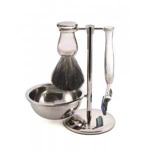 Edwin Jagger Set de barbierit 4 piese S21M729CRFB Fusion ProGlide, Chrome Edwin Jagger Set de barbierit 4 piese S21M729CRFB Fusion ProGlide, Chrome