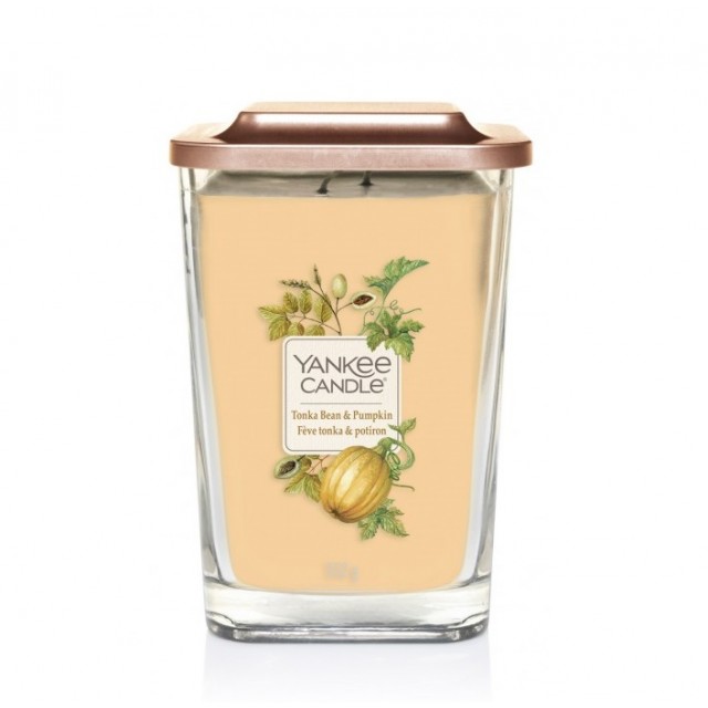 Lumanare Parfumata Elevation Collection Borcan Mare Tonka Bean & Pumpkin, Yankee Candle