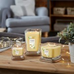 Lumanare Parfumata Elevation Collection Borcan Mediu Jasmine & Sweet Hay, Yankee Candle